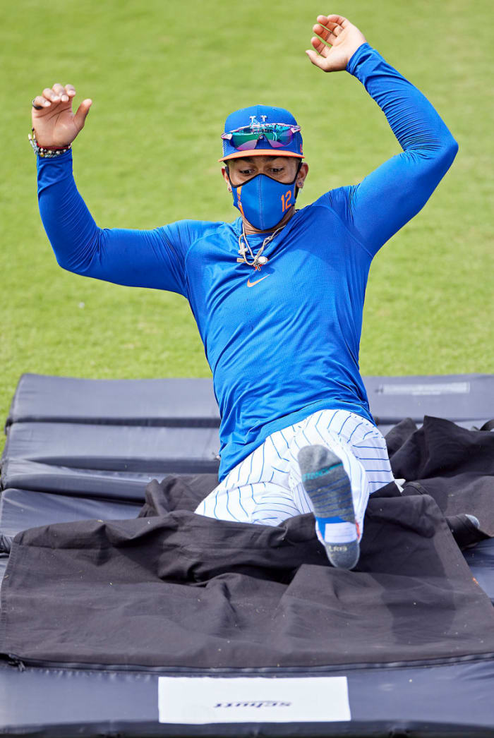 GREAT EXPECTATIONS Embracing the move to the Big Apple, Lindor has instilled optimism in spring training, which has been in short supply during New York’s 35-year championship drought.